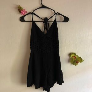 SMALL Black Romper